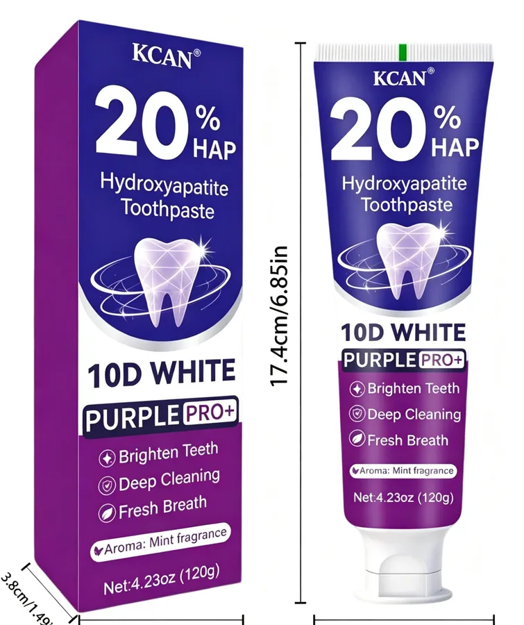 10D Brightening Hydroxyapatite Toothpaste 120g (Pro+)