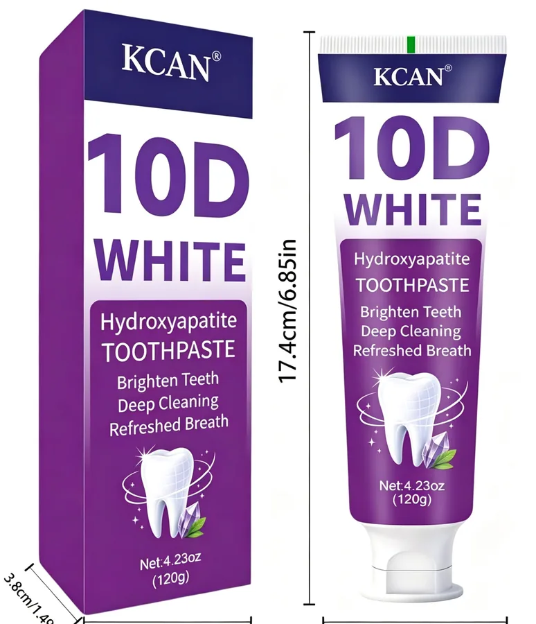 10D Brightening Hydroxyapatite Toothpaste 120g (Type 3)
